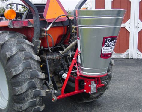 hydraulic seed spreader for skid steer|3 point hitch spreaders for tractors.